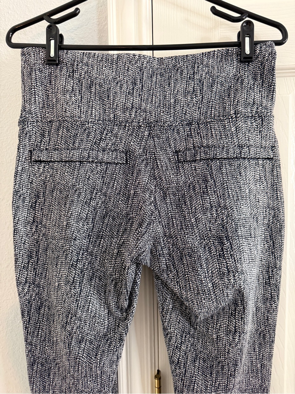 Athleta Delancey Textured Moto Black & White Leggings - Picture 6 of 10